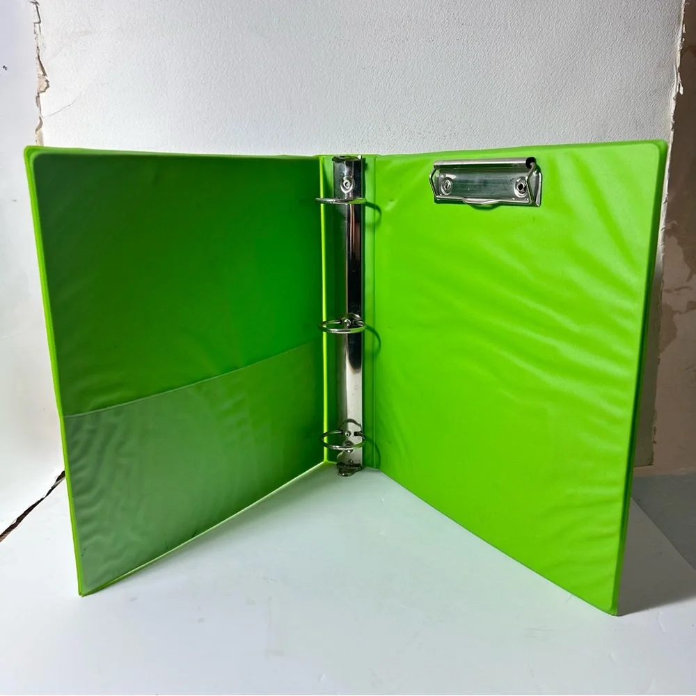 Vintage Sanrio Keroppi Keroleen Notebook Binder 1993 Green Frog Hello Kitty 90s